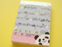 Kawaii Cute Mini Memo Pad Crux *COLLECTION OF PANDA (28712)