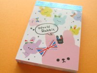 Kawaii Cute Mini Memo Pad Crux *World Rabbit (01862)