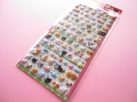 Kawaii Cute Puffy Sticker Sheet Q-LiA *Petit Dog & Cat (91420)