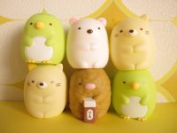 6 pcs Kawaii Cute Mini Dolls Set San-x *Sumikkogurashi 