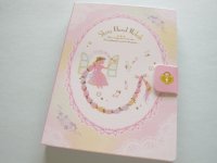 Kawaii Cute Large Memo Pad Q-LiA *Shiny Floral Melody (00549)