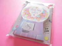 Kawaii Cute choo my color Die-Cut Medium Memo Pad Q-LiA *Gum Ball (34557)