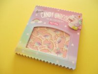 Kawaii Cute Delicafe Collection Medium Memo Pad Q-LiA *Candy Unicorn (30329)