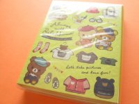 Kawaii Cute Patapata Mini Memo Pad Rilakkuma San-x *Always with Rilakkuma (MW55101)