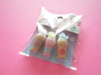 3 pcs Kawaii Cute Parody Pencil Caps Set Crux *Yummy Ice (56792)