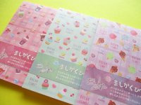 3 packs Kawaii Cute Square Letter Pads Set Lemon *ゆめふわわスイーツ  (887099)