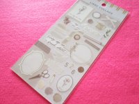 Kawaii Cute Libre Collage Stickers Sheet Q-LiA *Ivory (80772)