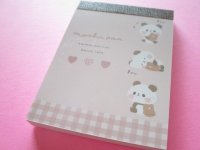 Kawaii Cute Mini Memo Pad Mochi Mochi Panda Kamio Japan *Latte Panda  (200599)