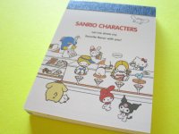 Kawaii Cute Mini Memo Pad Sanrio Characters Kamio Japan *Diner (202468) 