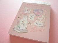 Kawaii Cute Mini Memo Pad Q-LiA  *Rabbit Girl’s Corazǒn (64208)