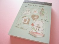 Kawaii Cute Mini Memo Pad Q-LiA  *Polar Bear Girl’s Corazǒn (64207)
