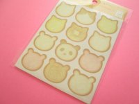 Kawaii Cute Masking Label Stickers Set Do-Best *Animal Toast B (LJP-ST-17-B)