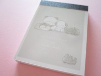 awaii Cute Mini Memo Pad Kamio Japan *Monochrome Mofu Mofu (206778)