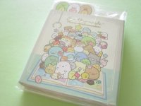 Kawaii Cute Patapata Mini Memo Pad Set Sumikkogurashi San-x *We all get together (MH09801)
