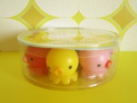 8 pcs Takochu Plastic Mini Figure Toy Set in Case 