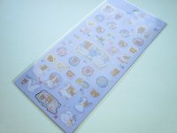 Kawaii Cute Sticker Sheet Rilakkuma San-x *Swan and Golden Flower (SE55702)