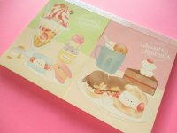 2 pcs Kawaii Cute Large Memo Pad Kyowa *Sweets Animal (34-082)
