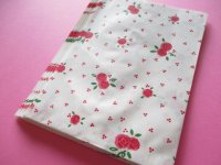 20 pcs Flat Paper Bags Set *Rose flower Medium size