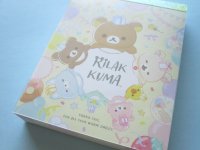 Kawaii Cute Mini Memo Pad Rilakkuma San-x *Happy Smile For You (MH12401-1)