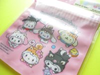 5 pcs Kawaii Cute Sanrio Characters B7 Medium Zipper Bags Set *Shibainu (36652)
