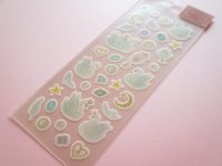 Kawaii Cute Masking Stickers Sheet Takei Miki Clothes Pin *Swan (US-15004)