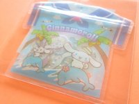 Kawaii Cute T-shirt Summer Sticker Flakes Sack in Zipper Bag Sanrio Original *Cinnamoroll (93354-6)