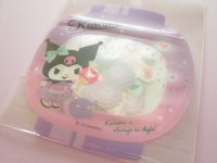 Kawaii Cute Japanese Lantern Summer Sticker Flakes Sack in Mini Zipper Bag Sanrio Original *Kuromi (93347-3)