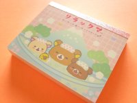 Kawaii Cute Mini Memo Pad Rilakkuma San-x *Kitten Hot Spring (MH16701-1)
