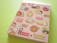 Kawaii Cute Mini Memo Pad Sumikkogurashi San-x *Mister Donut (MH19701-2)
