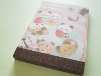 Kawaii Cute Die-Cut Mini Memo Pad Mochi Mochi Panda Kamio Japan *Sweets (218658)