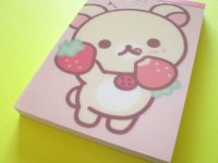 Kawaii Cute Large Memo Pad Korilakkuma San-x *Full of Strawberry Day (MH18401)