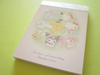 Kawaii Cute Mini Memo Pad Sanrio Characters Sanrio *ゆるっとお花畑 (304079) 