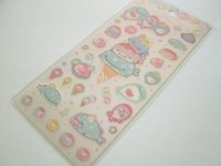 Kawaii Cute Sticker Sheet Jinbesan San-x *Jinbesan & Icekurage (SE61101)