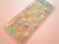 Kawaii Cute Summer Drop Candy Stickers Sheet Q-Lia *Animal Soda (81202)