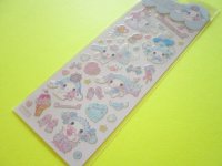 Kawaii Cute Stickers Sheet Sanrio Characters × 飴ノ森ふみか Amenomori Fumika Clothes Pin *Cinnamoroll (US-84023)