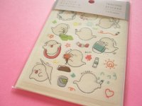 Kawaii Cute Tracing Die Cut Seals Set Kyowa *Mischievous Ghost (62-E39)
