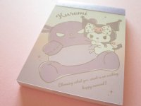 Kawaii Cute Mini Memo Pad Kuromi Sanrio *Hug a Baku (304656)