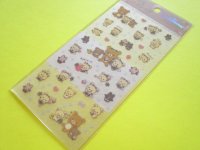 Kawaii Cute Lame Clear Stickers Sheet San-x *Rilakkuma (SE66001)
