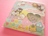 Kawaii Cute Ohajiki Disc Sticker Flakes Sack Tama and Friends ×Sanrio Characters Crux *Colorful Party (130082)