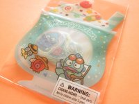 Kawaii Cute Summer Sticker Flakes Sack in Zipper Bag Sanrio Original *Hangyodon (17634-6)
