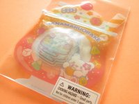 Kawaii Cute Summer Sticker Flakes Sack in Zipper Bag Sanrio Original *Hanamaruobake (17659-1)