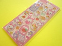 Kawaii Cute 平成はっぴーフォン Stickers Sheet Crux *フワフワらびちゃん-Pink (131002)