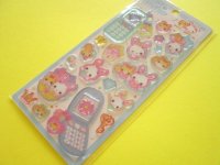 Kawaii Cute 平成はっぴーフォン Stickers Sheet Crux *フワフワらびちゃん-Blue (131003)