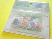 Kawaii Cute Waku Waku Summer Sticker Flakes Sack Gaia *W Summer 1 (468065-2)