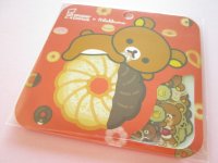  Kawaii Cute Crear Seal Bits Sticker Flakes Sack San-x *Mister Donut×Rilakkuma (SE68202)