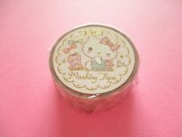Kawaii Cute Masking Tape Sticker Hello Kitty × たけい みき Miki Takei Clothes Pin *Elegance (MT-84070)