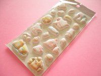 Kawaii Cute Funi Funi Puffy Stickers Sheet San-x *Sugarcocomuu (SE69807)