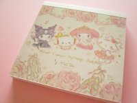 Kawaii Cute Medium Memo Pad Sanrio Characters × たけい みき Miki Takei Clothes Pin *Fairina (MM-84057) 