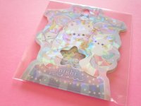 Kawaii Cute Sticker Flakes Sack Q-LiA *Night Meow (01108)
