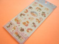Kawaii Cute Stickers Sheet Synapse *Cherry Blossoms & Shiba Inu (SJI-33704-1）